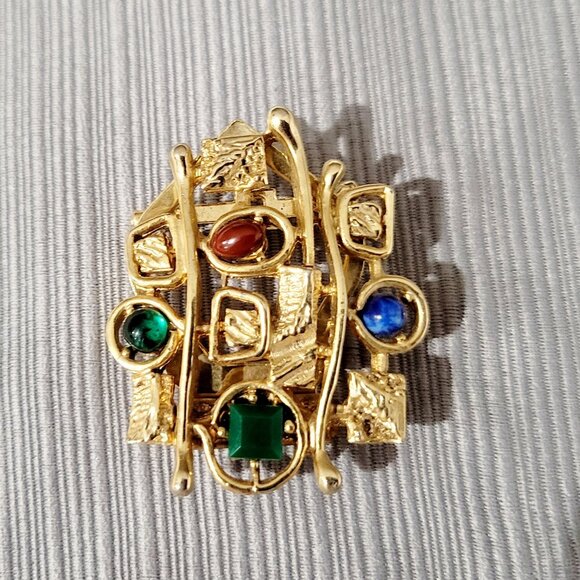 Vintage brooch signed by ART © - Picture 1 of 3